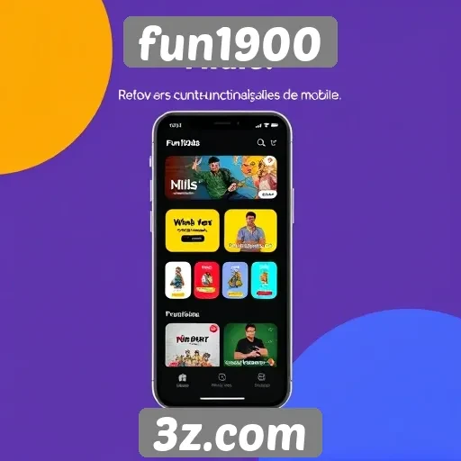 Funcionalidades de mobile no site fun1900